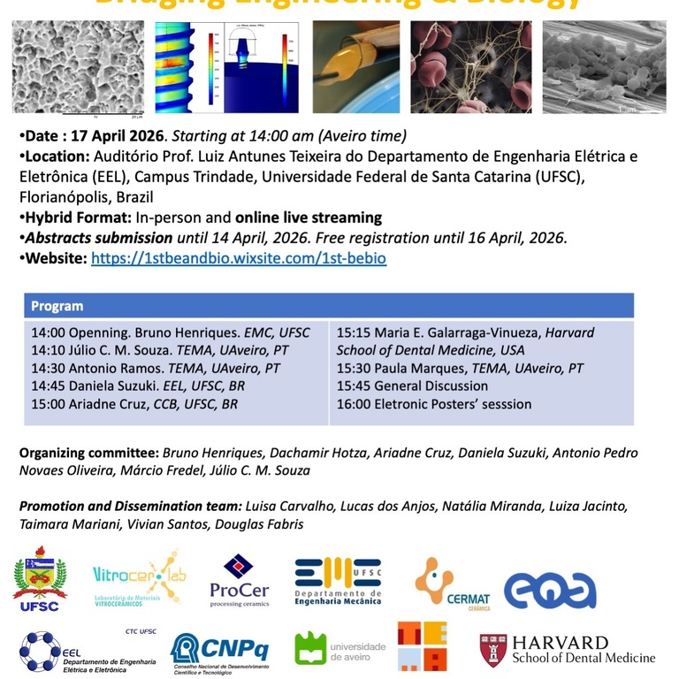 1st International Symposium “Bridging Engineering and Biology”