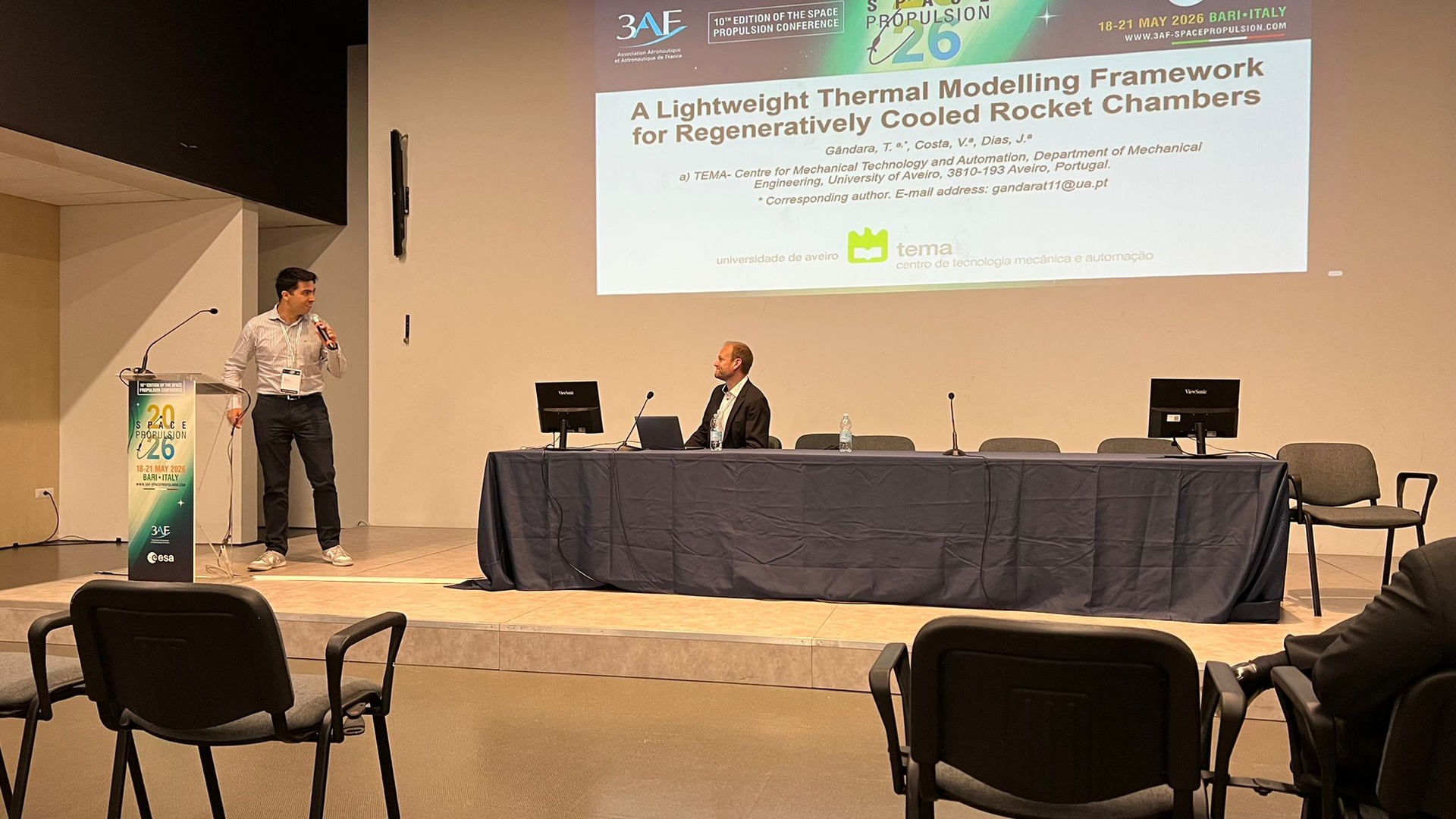TEMA presents research in space propulsion at the Space Propulsion Conference 2026